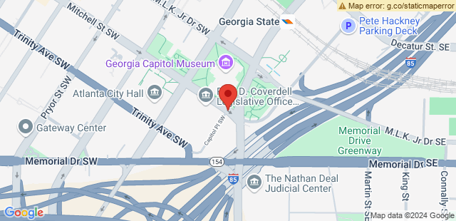 Map of Capitol Sq SW, Atlanta, GA 30334